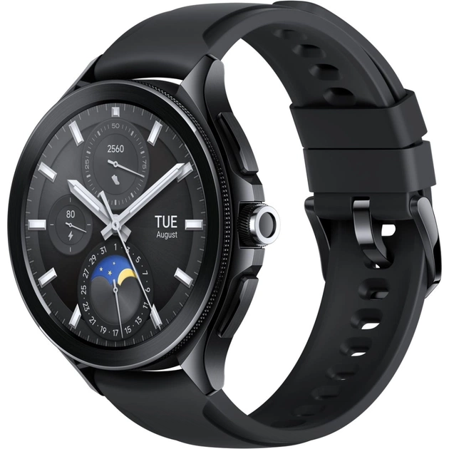 Смарт-годинник Xiaomi Watch 2 Pro Bluetooth Black Case with Black Fluororubber Str (1006732) - зображення 1