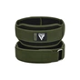 Атлетичний пояс RDX RX5 Double Belt неопреновий Army Green XL (WBD-RX5AG-XL) - зменшене зображення 1