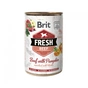 Консерви для собак Brit Fresh Beef/Pumpkin 400 г (з яловичиною та гарбузом) (8595602533886) - уменьшенное изображение 1