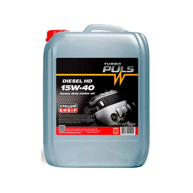 Моторное масло TURBO PULS DIESEL HD 15W-40 API CF-4/SG 9л (4820070244991) - изображение 1