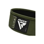 Атлетичний пояс RDX RX1 Weight Lifting Belt Army Green XL (WBS-RX1AG-XL) - зменшене зображення 6