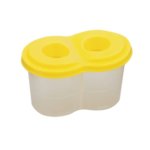 Стакан-непроливайка ZiBi з двома отворами, жовтий (ZB.6901-08) изображение 1