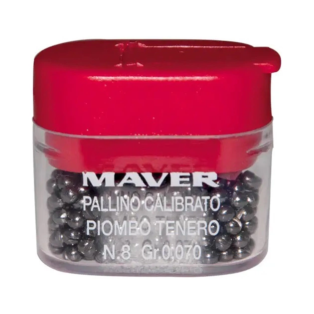 Грузило Maver набір Pallini Supercalibrati Teneri 1/0 (0.365g) (1300.36.07) - picture 1