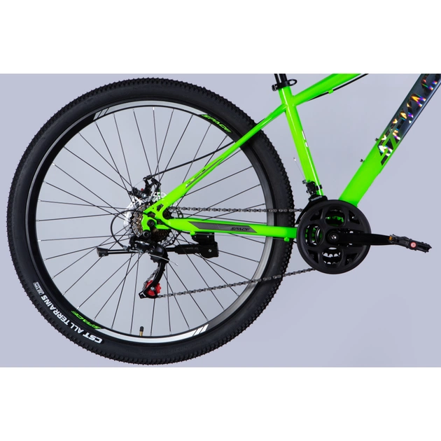 Велосипед Space 29" MARS DD FR рама-16" ST 2026 зелено-сріблястий (OPS-SP-29-152) - picture 5