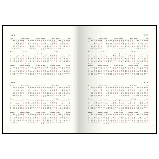 Еженедельник Buromax датированный 2026 PRIMAVERA, А5 черный (BM.2120-01) - изображение 10