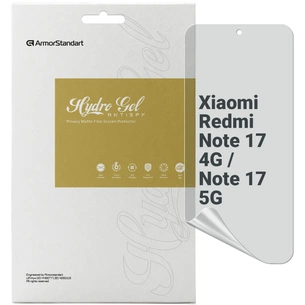 Плівка захисна Armorstandart Anti-spy hydrogel Xiaomi Redmi Note 17 4G / Note 17 5G (ARM92657) зображення 1