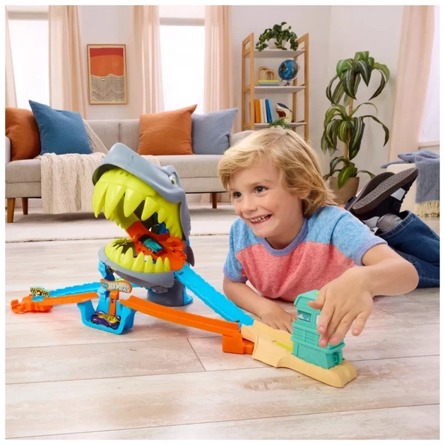 Автотрек Hot Wheels City Пляжна атака акули (JHL96) - picture 8