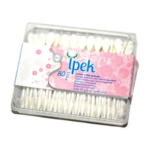 Ватні палички Ipek 80 шт. (8691275000233) зображення 1