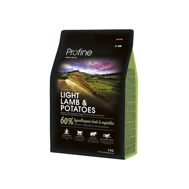 Сухий корм для собак Profine Light Lamb з ягням і картоплею 3 кг (8595602517565) - изображение 1