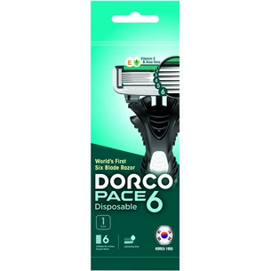 Бритва Dorco Pace 6 для чоловіків 6 лез 1 шт. (8801038583433) зображення 1