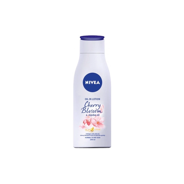 Лосьйон для тіла Nivea Цвіт вишні та олія жожоба 200 мл (4005900387103/4005900387318) - зображення 1