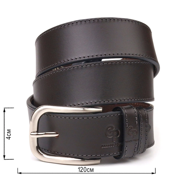 Ремінь Grande Pelle З натуральної шкіри Коричневий (21460) - зображення 3