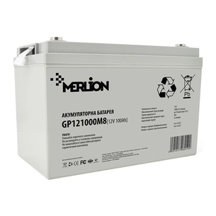 Батарея до ДБЖ Merlion 12V 100Ah (GP121000M8) зображення 1