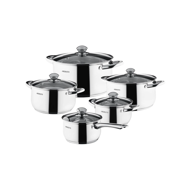Набір посуду Ardesto Gemini Gourmet 10 предметів (AR1910PS) - picture 1