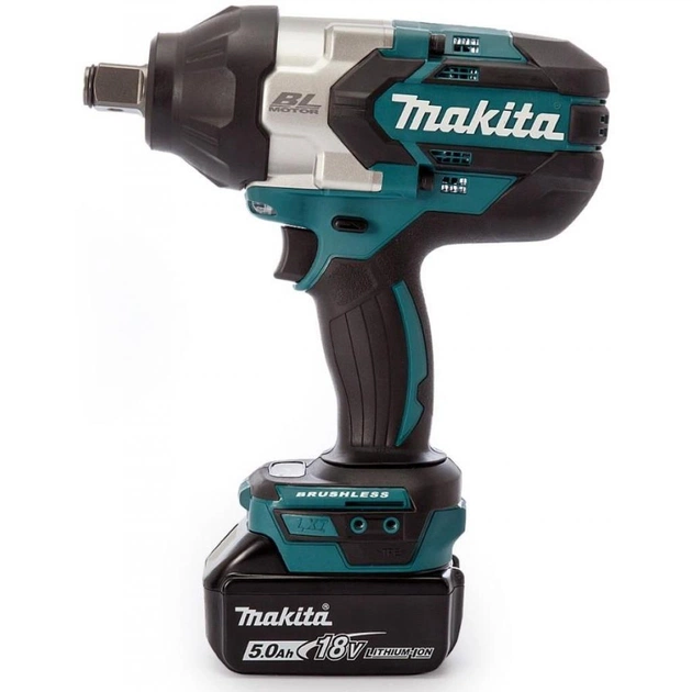 Гайковерт Makita LXT, 5Аг х 2шт, Makpac, 1050Нм, 3/4" (DTW1001RTJ) - зображення 6