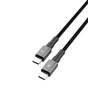 Дата кабель USB-C to USB-C 1.0m 100W black Grand-X (CC-08B) - уменьшенное изображение 3
