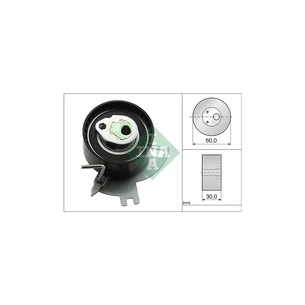 Ролик натягувача ременя INA 531 0885 10 зображення 1