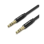 Кабель мультимедийный 3.5mm M to 3.5mm M 1.5m black Vention (BAXBG) - уменьшенное изображение 1
