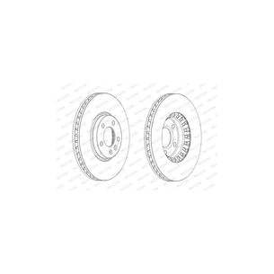 Гальмівний диск FERODO DDF2182C-1 зображення 1