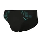 Плавки Arena Poseidonia Swim Briefs 009075-508 чорний, бірюзовий 80 (3468337622024) - уменьшенное изображение 4