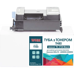 Тонер-картридж WWM Kyocera TK-3130 chip (TH80) зображення 1