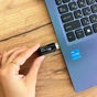 USB флеш накопичувач Mibrand 64GB Marten Black USB 3.2 (MI3.2/MA64P10B) - зменшене зображення 4