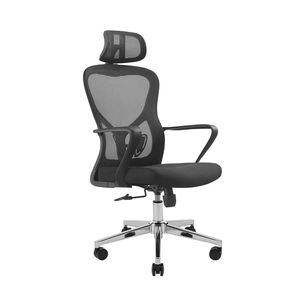 Офісне крісло Richman Солана Хром M-1 (Tilt) Сітка чорна (ADD0003214) зображення 1