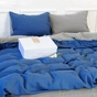 Постільна білизна MirSon Льон Aquamarine 2х160х220 (2200005371589) - зменшене зображення 8