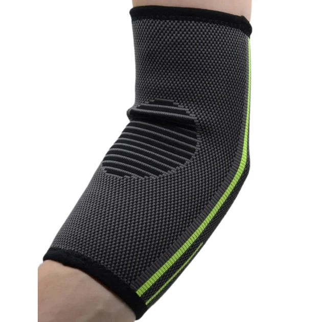 Фіксатор ліктя MadMax MFA-283 3D Compressive elbow support Dark grey/Neon green S (MFA-283_S) - picture 6