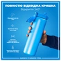 Пляшка для води ION8 OneTouch Stainless Steel 1200 мл Blue (I8SS1000BLU) - зменшене зображення 3