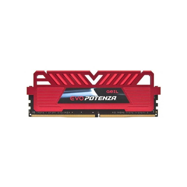 Модуль пам'яті для комп'ютера DDR4 16GB 2666 MHz Evo Potenza Red Geil (GPR416GB2666C19SC) - изображение 1