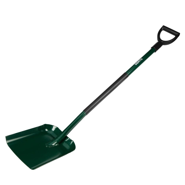 Лопата Verto совкова, руків'я металеве D-подібне, 125см, 2.3кг (15G012-1) - picture 1