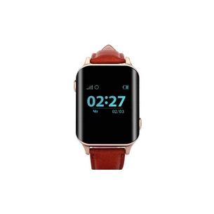 Смарт годинник-телефон GoGPS М01 Gold з GPS трекером (M01GD) зображення 1