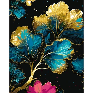 Картина по номерам Santi Золоті пелюстки, 40*50 см, поталь (955284) зображення 1