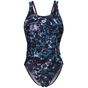 Купальник Arena Rockin Swimsuit Swim Tech Mult 008159-889 чорний, синій, фіолетовий 38 (3468337406518) - зменшене зображення 3