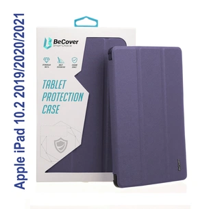 Чохол до планшета BeCover Tri Fold Soft TPU mount Apple Pencil Apple iPad 10.2 2019/2020/2021 Purple (706746) зображення 1