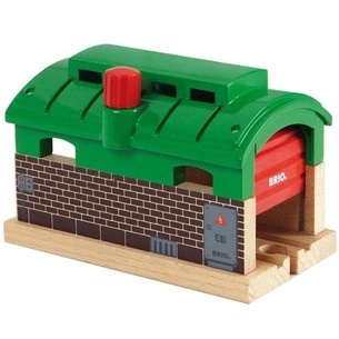 Залізниця Brio World Депо с механічними дверима (33574) зображення 1