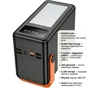 Батарея універсальна HOCO 120000mAh Prometheus 22.5W Fast Chardge, 2*LED lamp, Black (DB120 / 714723) - зменшене зображення 4