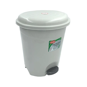 Контейнер для сміття Planet Household №3 з педаллю сірий 12 л (10341) изображение 1