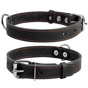 Нашийник для тварин Collar одинарний Ш 25 мм Д 38-50 см чорний (02191) зображення 1