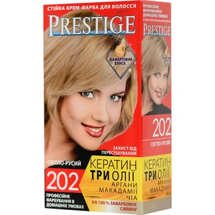 Фарба для волосся Vip's Prestige 202 - Світло-русий 115 мл (3800010504119) зображення 1