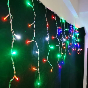 Гірлянда Novogod`ko бахрома 83 LED, Color, 3*0,6 м, мерехтіння (973778) зображення 1