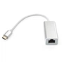 Перехідник USB-C to RJ45 Ethernet 1000Mbps aluminium Vinga (VCPATC2GBLNS) - зменшене зображення 1