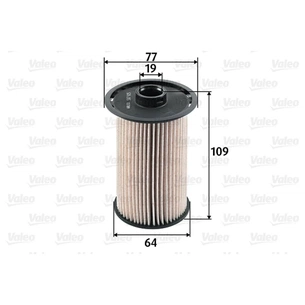 Фільтр паливний Valeo 587925 зображення 1