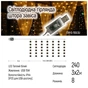 Гірлянда ColorWay Штора завіса 3 x 2 м 240 LED USB теплий колір (CW-GW-240L32U) - зменшене зображення 11
