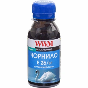Чорнило WWM Epson XP-600/XP-605/XP-700 100г Black Pigmented (E26/BP-2) зображення 1