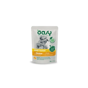 Вологий корм для кішок OASY Adult Hairball з куркою 85 г (8053017343761) зображення 1