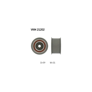 Ролик натягувача ременя SKF VKM 21202 зображення 1