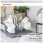 Сушарка для посуду KitchenAid Sinkware 61,5 x 38,5 x 37,5 см сірий (KEG896BXCGA) - зменшене зображення 6