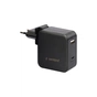 Зарядний пристрій Gembird 60W PD & QC, Type-C, USB-A (NPA-PD60-01) - зменшене зображення 1